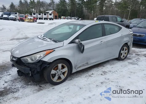 2013 Hyundai Elantra Gls из США, поврежденный, VIN KMHDH4AE5DU759846